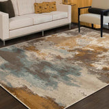 Pixi Abstract Multi-Tone Area Rugs or Runner Rug - Rugs by Superior