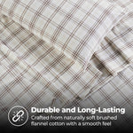 Plaid Flannel Cotton Classic Modern Farmhouse Deep Pocket Sheet Set - Sheet Set by Superior