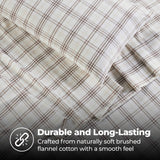 Plaid Flannel Cotton Classic Modern Farmhouse Deep Pocket Sheet Set - Sheet Set by Superior