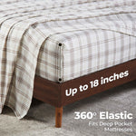 Plaid Flannel Cotton Classic Modern Farmhouse Deep Pocket Sheet Set - Sheet Set by Superior