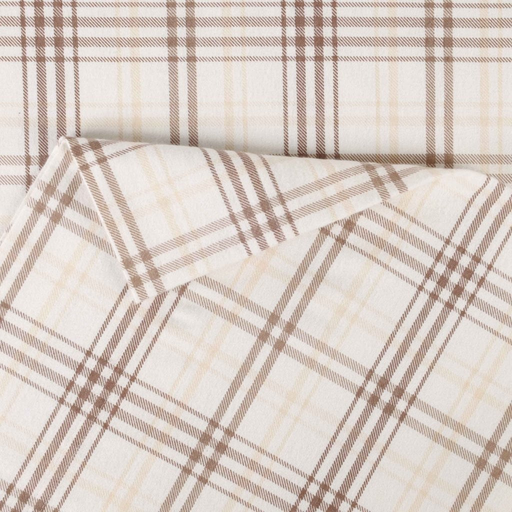 Plaid Flannel Cotton Classic Modern Farmhouse Deep Pocket Sheet Set - Sheet Set by Superior