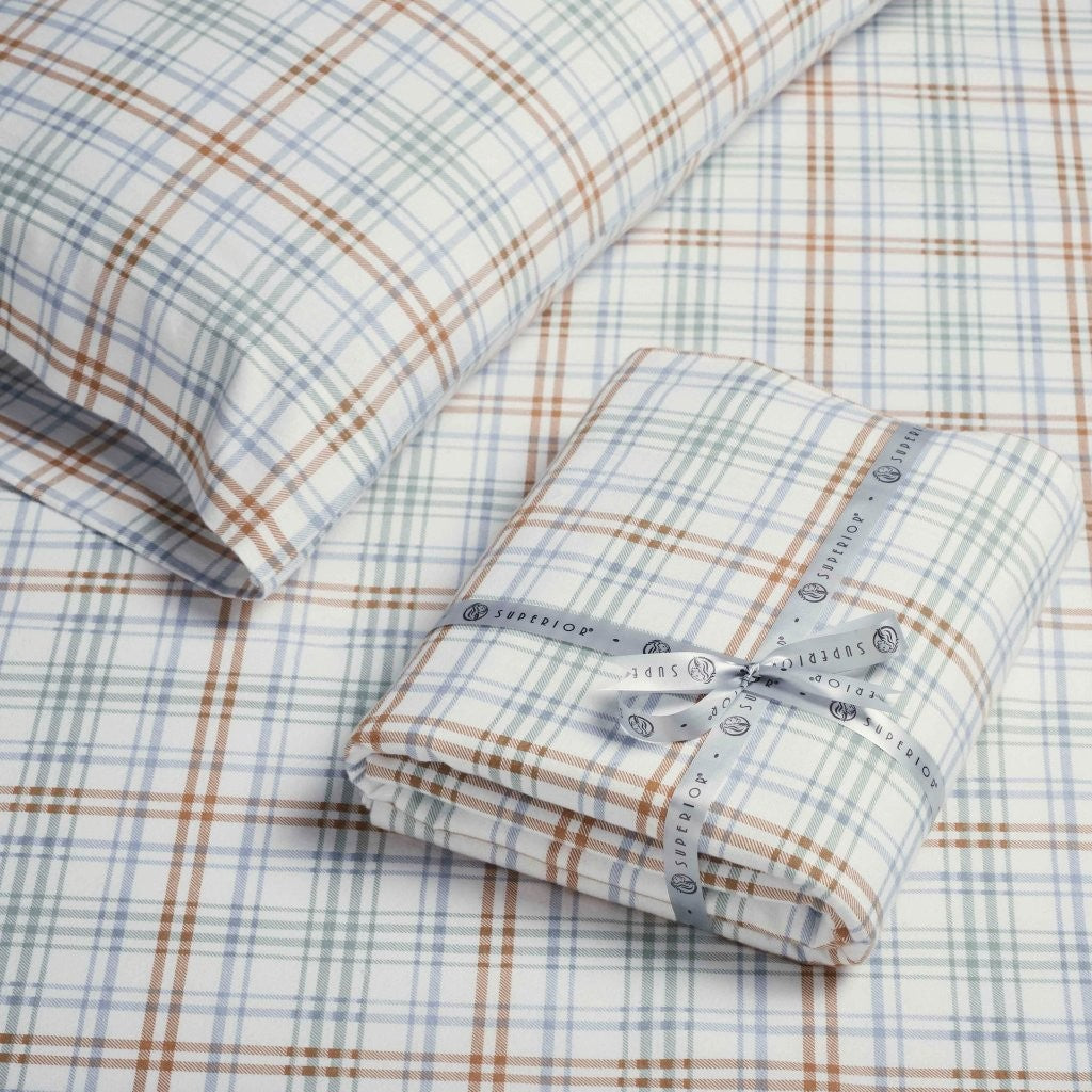 Plaid Flannel Cotton Classic Modern Farmhouse Deep Pocket Sheet Set - Sheet Set by Superior