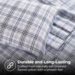 Plaid Flannel Cotton Classic Modern Farmhouse Deep Pocket Sheet Set - Sheet Set by Superior