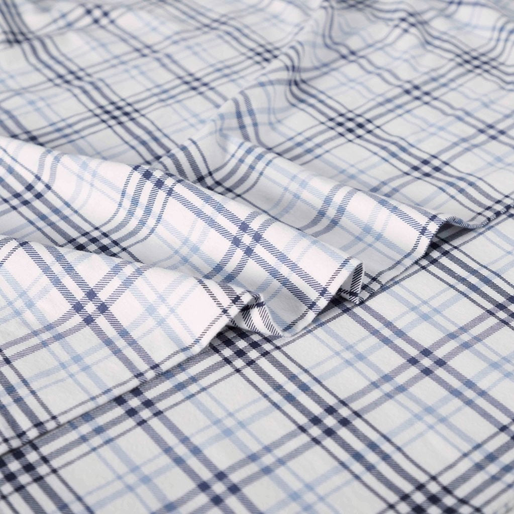 Plaid Flannel Cotton Classic Modern Farmhouse Deep Pocket Sheet Set - Sheet Set by Superior