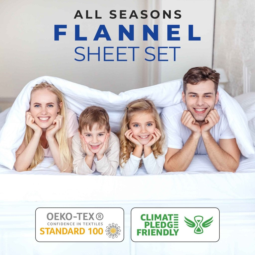 Plaid Flannel Cotton Classic Modern Farmhouse Deep Pocket Sheet Set - Sheet Set by Superior