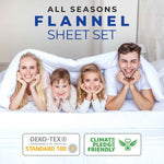 Plaid Flannel Cotton Classic Modern Farmhouse Deep Pocket Sheet Set - Sheet Set by Superior