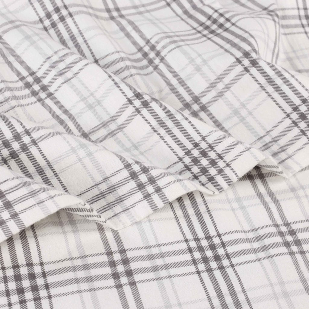 Plaid Flannel Cotton Classic Modern Farmhouse Deep Pocket Sheet Set - Sheet Set by Superior
