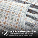Plaid Flannel Cotton Classic Modern Farmhouse Deep Pocket Sheet Set - Sheet Set by Superior