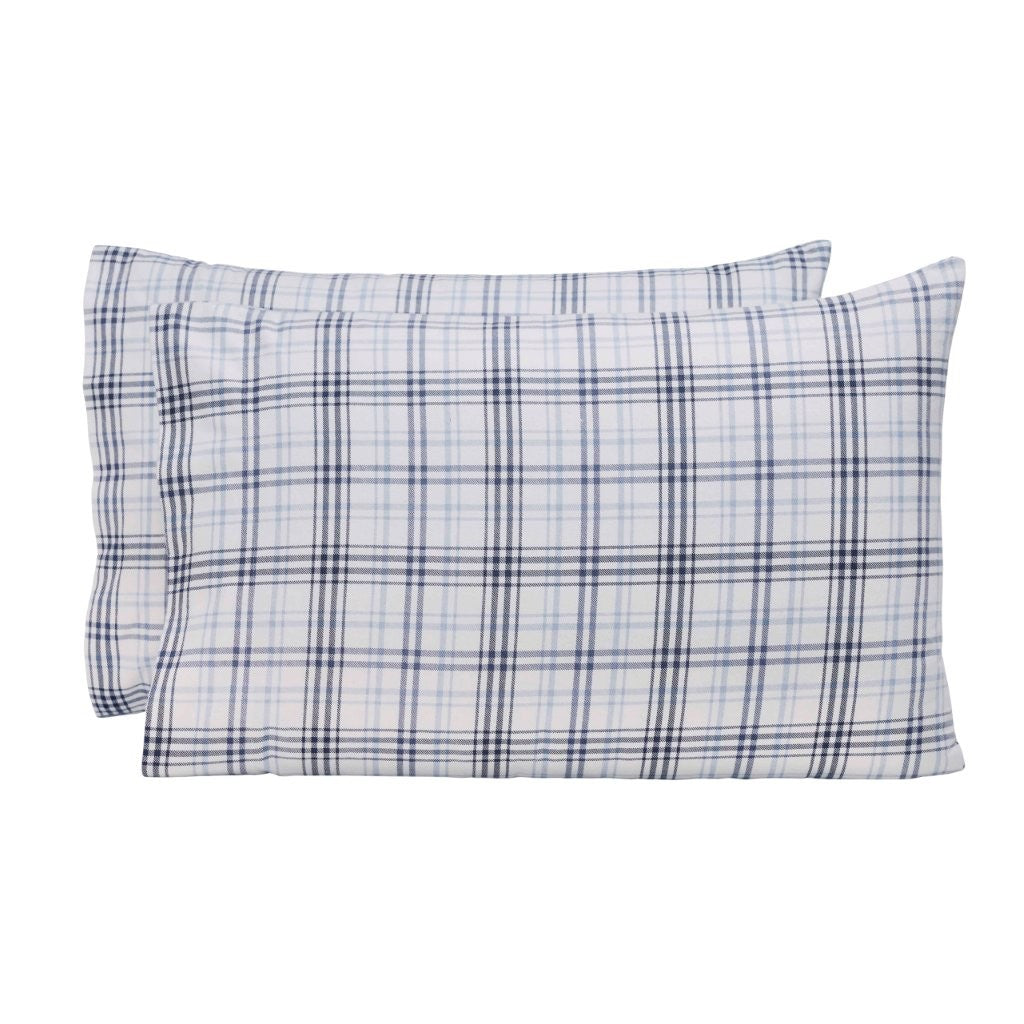 Plaid Flannel Cotton Classic Modern Farmhouse Pillowcases, Set of 2 - Pillowcases by Superior