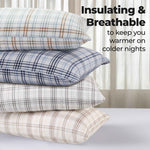 Plaid Flannel Cotton Classic Modern Farmhouse Pillowcases, Set of 2 - Pillowcases by Superior