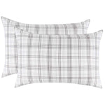 Plaid Flannel Cotton Classic Modern Farmhouse Pillowcases, Set of 2 - Pillowcases by Superior