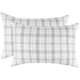Plaid Flannel Cotton Classic Modern Farmhouse Pillowcases, Set of 2 - Pillowcases by Superior