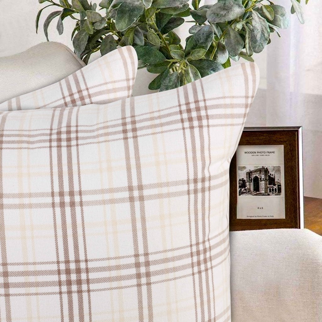 Plaid Flannel Cotton Classic Modern Farmhouse Pillowcases, Set of 2 - Pillowcases by Superior