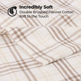 Plaid Flannel Cotton Classic Modern Farmhouse Pillowcases, Set of 2 - Pillowcases by Superior