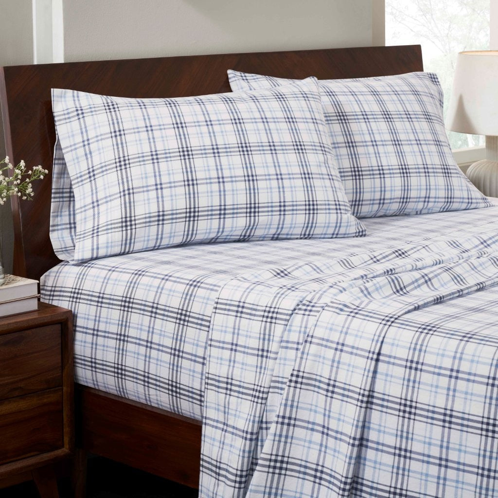 Plaid Flannel Cotton Classic Modern Farmhouse Pillowcases, Set of 2 - Pillowcases by Superior