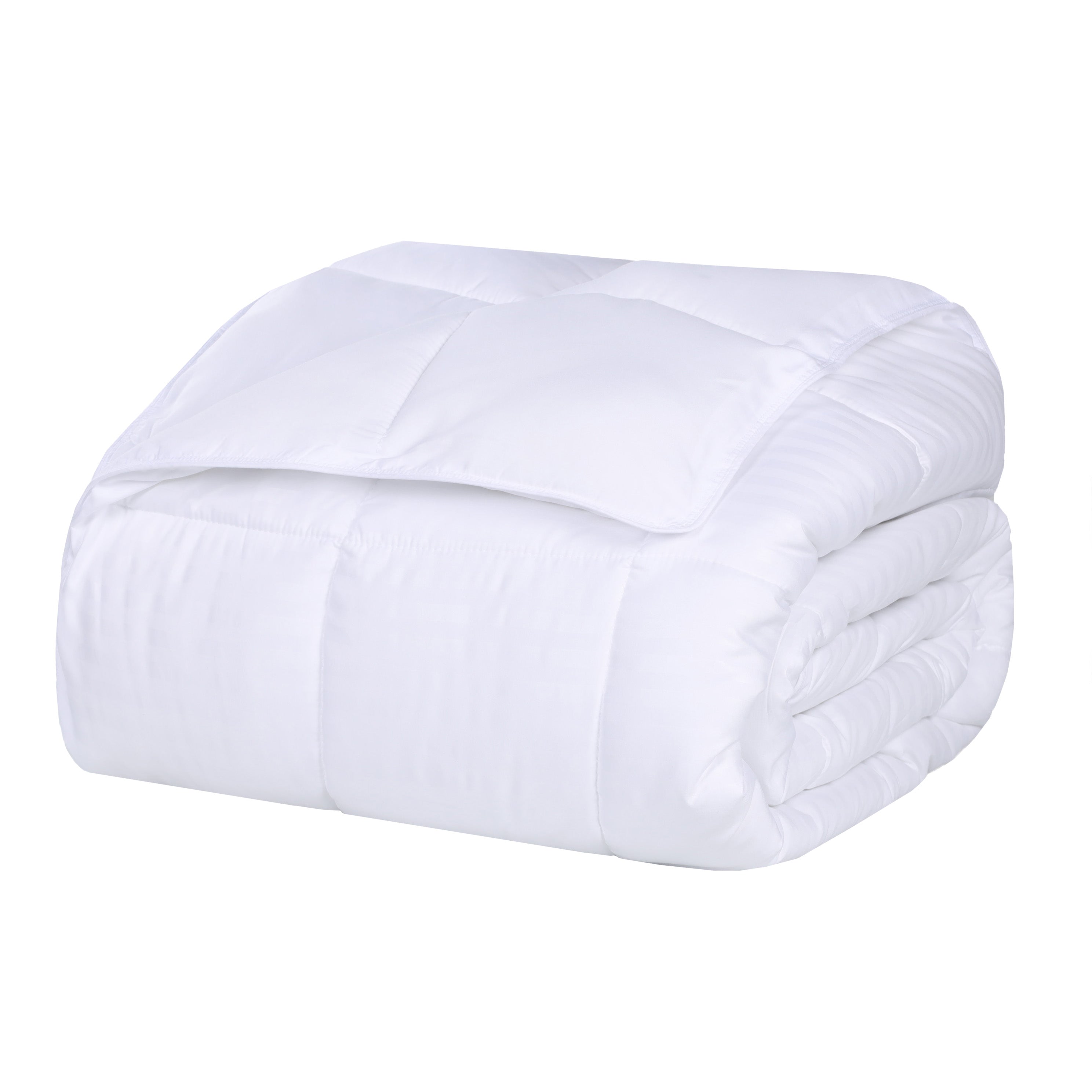 Reversible Down Alternative All-Season Solid Striped Blanket - Blanket by Superior Brand