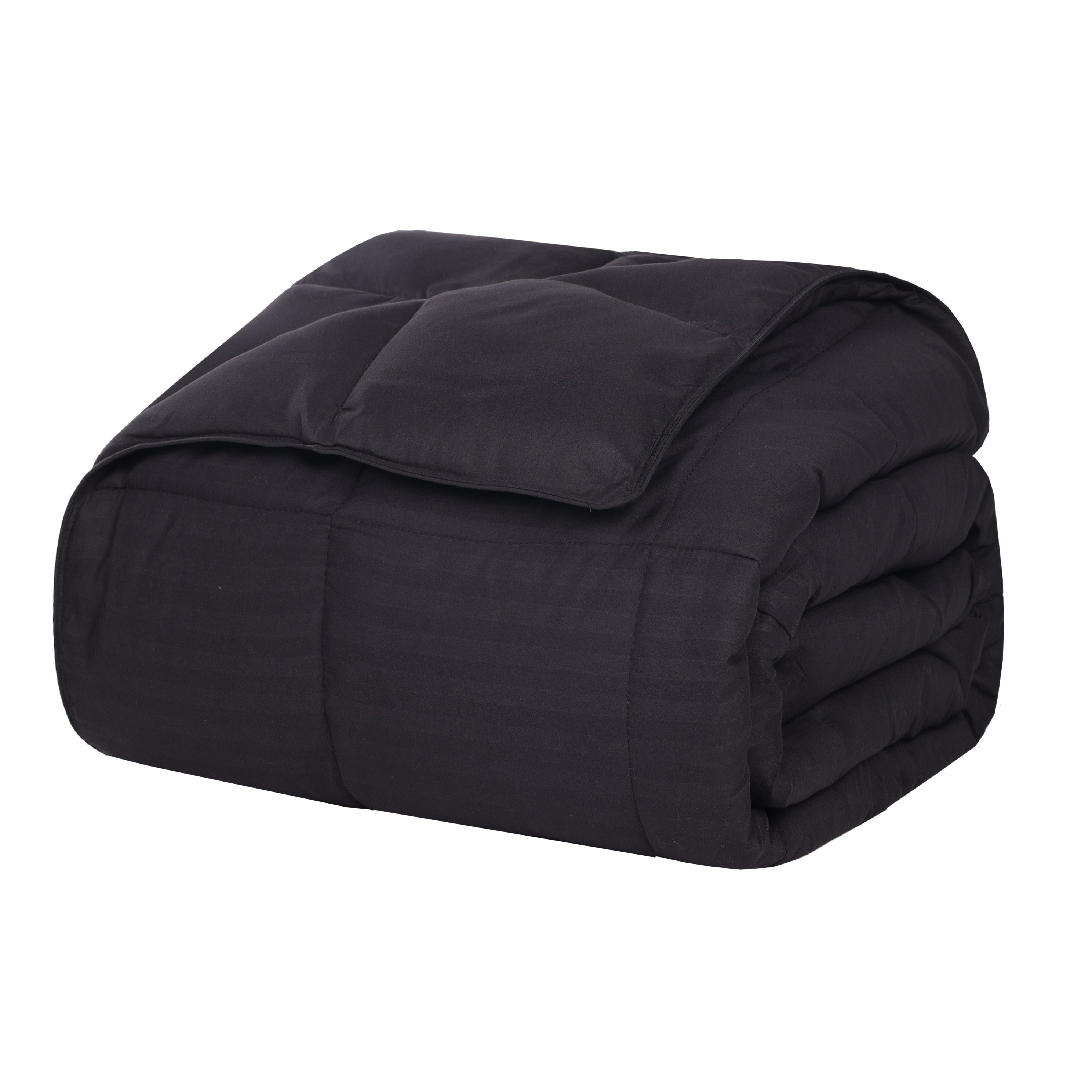 Reversible Down Alternative All-Season Solid Striped Blanket - Blanket by Superior Brand