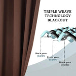 Rod Pocket Room Darkening Solid Blackout Curtains, Set of 2 - Blackout Curtains by Superior