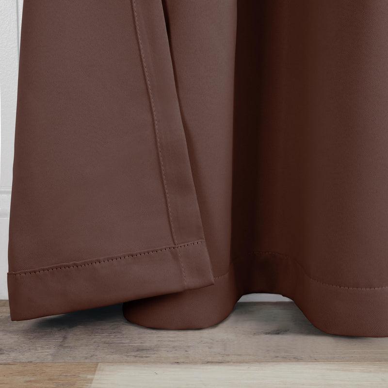Rod Pocket Room Darkening Solid Blackout Curtains, Set of 2 - Blackout Curtains by Superior