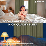 Rod Pocket Room Darkening Solid Blackout Curtains, Set of 2 - Blackout Curtains by Superior