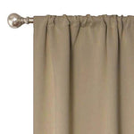 Rod Pocket Room Darkening Solid Blackout Curtains, Set of 2 - Blackout Curtains by Superior