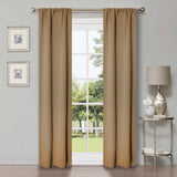Rod Pocket Room Darkening Solid Blackout Curtains, Set of 2 - Blackout Curtains by Superior