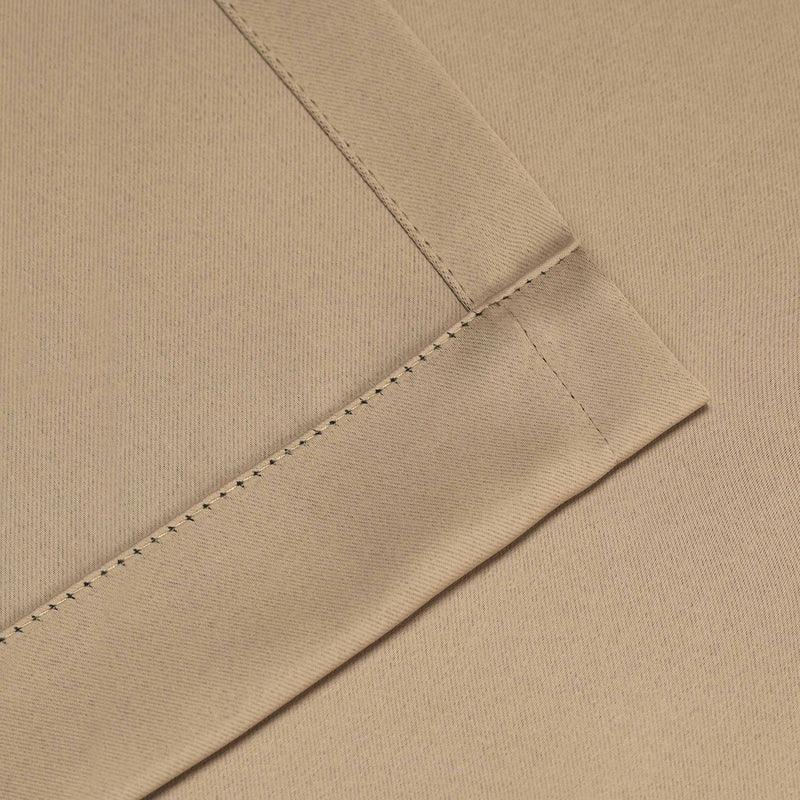 Rod Pocket Room Darkening Solid Blackout Curtains, Set of 2 - Blackout Curtains by Superior