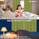 Rod Pocket Room Darkening Solid Blackout Curtains, Set of 2 - Blackout Curtains by Superior