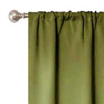 Rod Pocket Room Darkening Solid Blackout Curtains, Set of 2 - Blackout Curtains by Superior