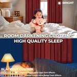 Rod Pocket Room Darkening Solid Blackout Curtains, Set of 2 - Blackout Curtains by Superior