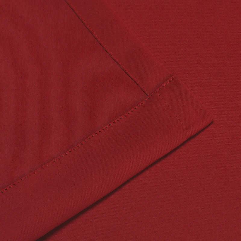 Rod Pocket Room Darkening Solid Blackout Curtains, Set of 2 - Blackout Curtains by Superior