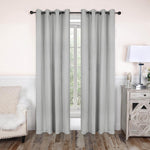 Rod Pocket Room Darkening Solid Blackout Curtains, Set of 2 - Blackout Curtains by Superior
