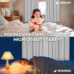 Rod Pocket Room Darkening Solid Blackout Curtains, Set of 2 - Blackout Curtains by Superior