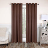 Rod Pocket Room Darkening Solid Blackout Curtains, Set of 2 - Blackout Curtains by Superior