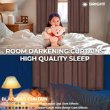 Rod Pocket Room Darkening Solid Blackout Curtains, Set of 2 - Blackout Curtains by Superior