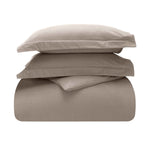 Rome Flannel Cotton Fuzzy Warm Solid Duvet Cover Set - Duvet Cover Set by Superior