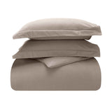 Rome Flannel Cotton Fuzzy Warm Solid Duvet Cover Set - Duvet Cover Set by Superior