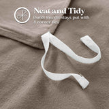 Rome Flannel Cotton Fuzzy Warm Solid Duvet Cover Set - Duvet Cover Set by Superior