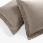 Rome Flannel Cotton Fuzzy Warm Solid Duvet Cover Set - Duvet Cover Set by Superior