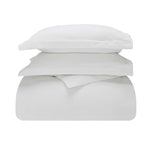 Rome Flannel Cotton Fuzzy Warm Solid Duvet Cover Set - Duvet Cover Set by Superior