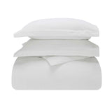 Rome Flannel Cotton Fuzzy Warm Solid Duvet Cover Set - Duvet Cover Set by Superior