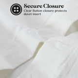 Rome Flannel Cotton Fuzzy Warm Solid Duvet Cover Set - Duvet Cover Set by Superior