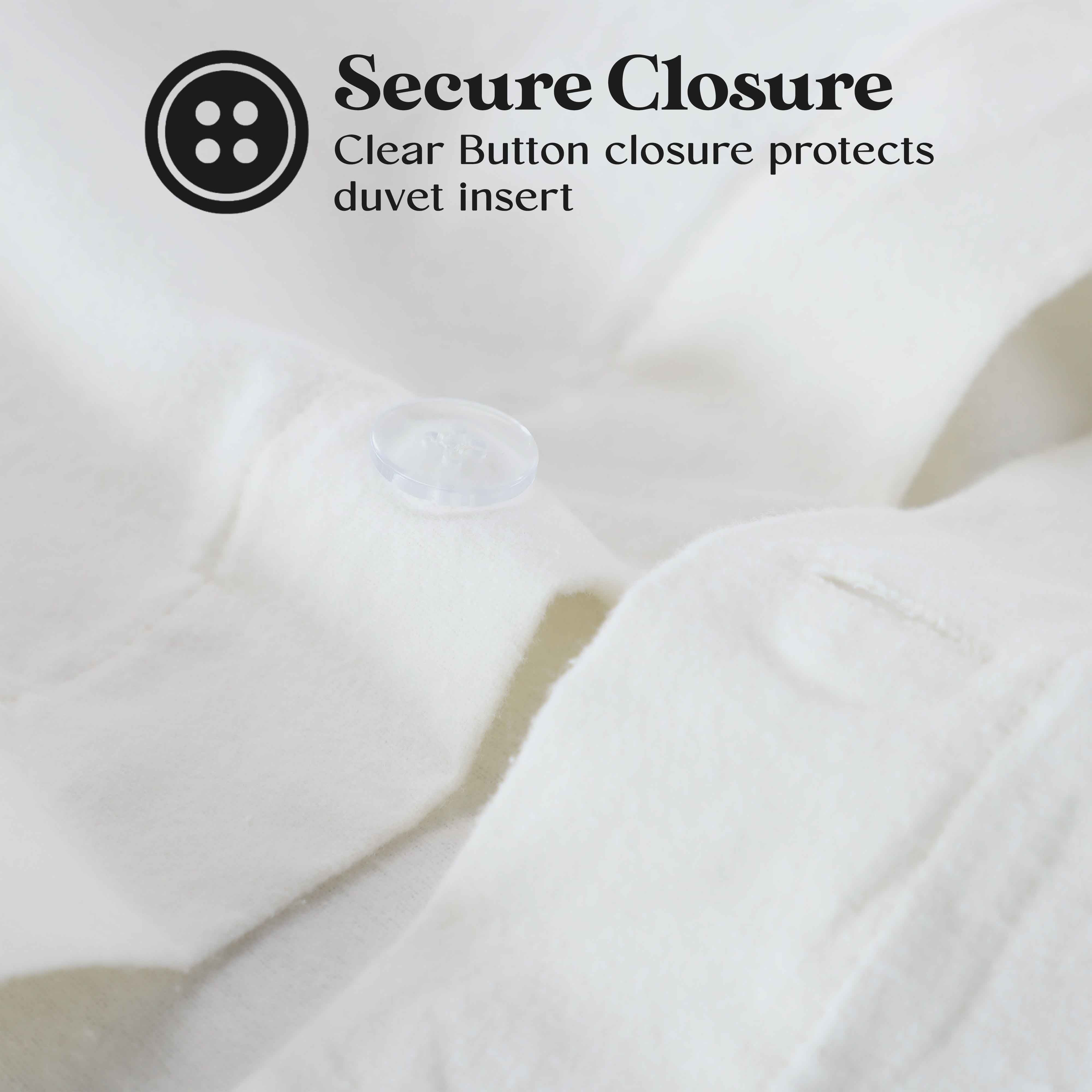 Rome Flannel Cotton Fuzzy Warm Solid Duvet Cover Set - Duvet Cover Set by Superior