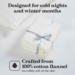 Rome Flannel Cotton Solid Deep Pocket Fuzzy Warm Sheet Set - Sheet Set by Superior