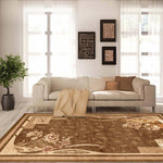 Ruban Modern Minimalist Floral Indoor Large Area Rugs or Runner Rug - Rugs by Superior