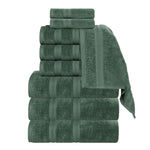Smart Dry Zero Twist Cotton Medium Weight 9 Piece Assorted Towel Set - Towel Set by Superior