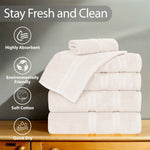 Smart Dry Zero Twist Cotton Medium Weight 9 Piece Assorted Towel Set - Towel Set by Superior