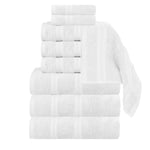 Smart Dry Zero Twist Cotton Medium Weight 9 Piece Assorted Towel Set - Towel Set by Superior