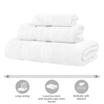 Smart Dry Zero Twist Cotton Medium Weight 9 Piece Assorted Towel Set - Towel Set by Superior