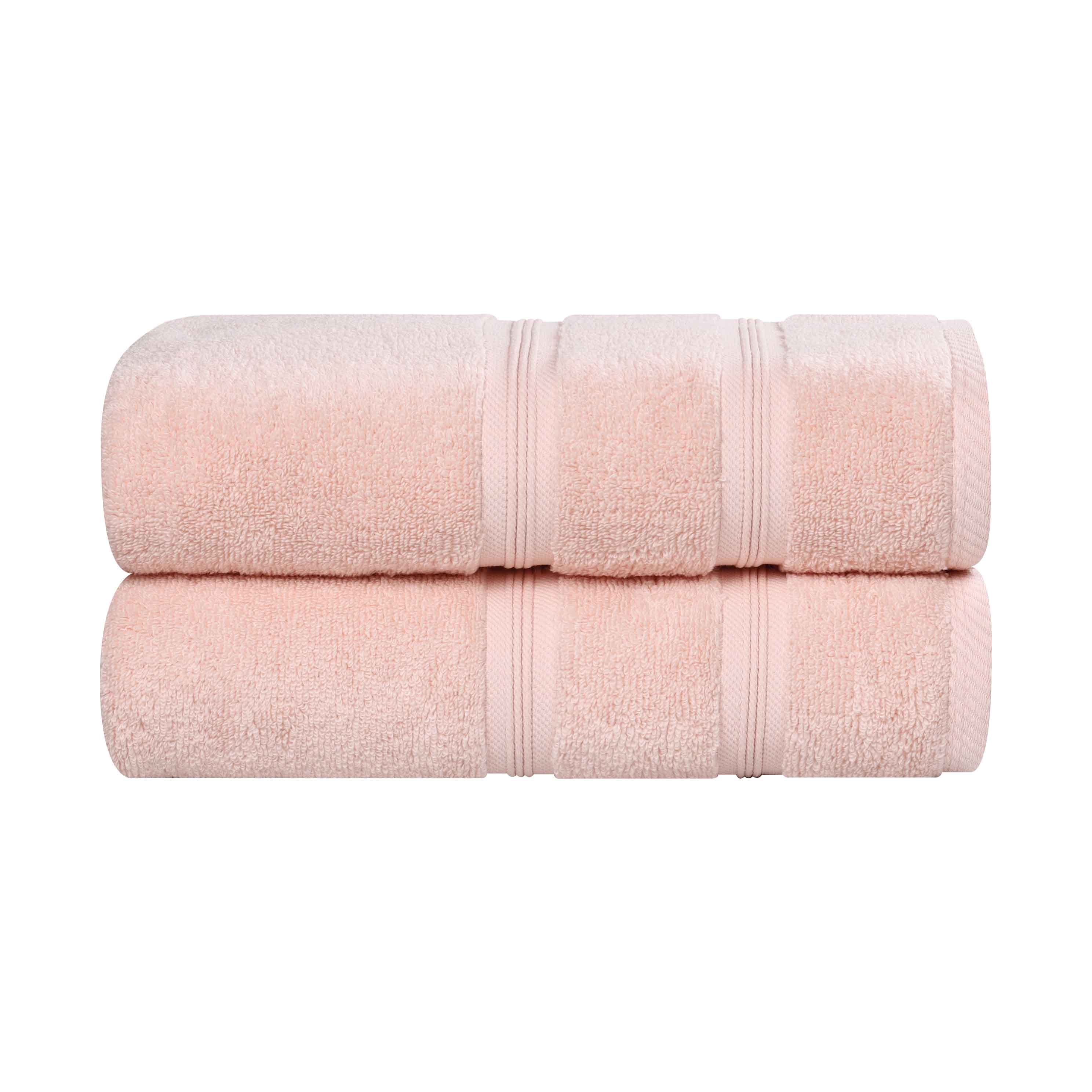 Smart Dry Zero Twist Cotton Medium Weight Bath Sheets, Set of 2 - Bath Sheet by Superior Brand
